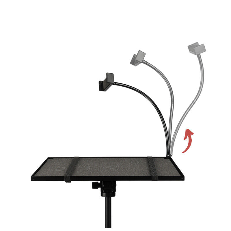 Support pour ordinateur portable et projecteur avec porte-smartphone