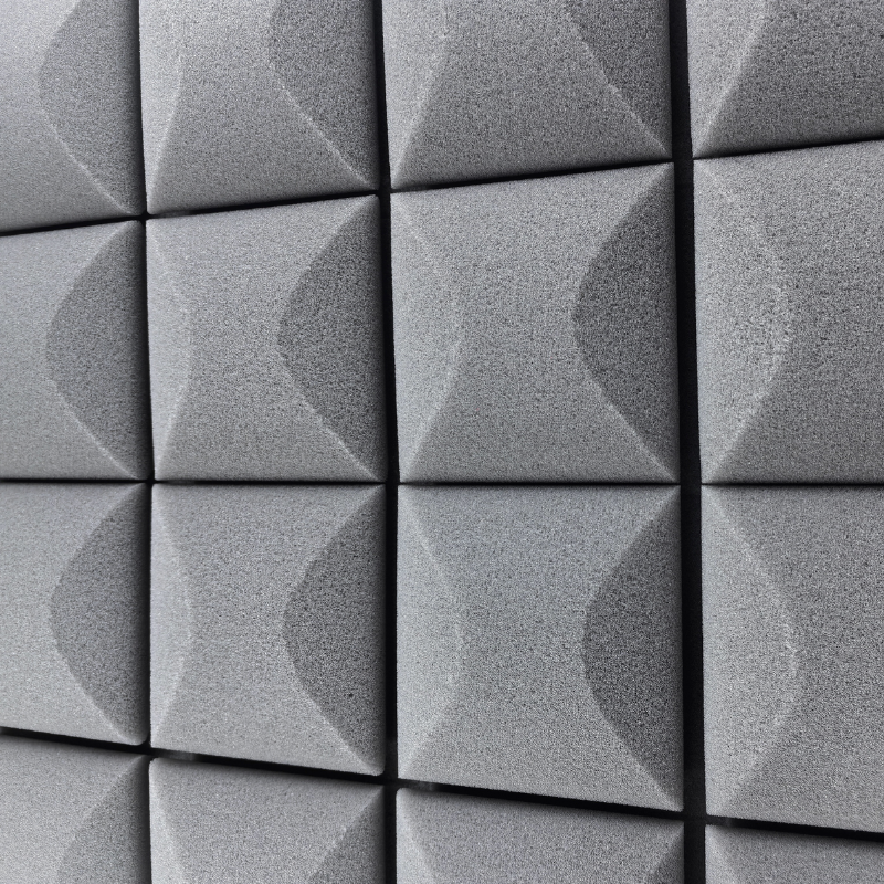 DNA AM5 GY panneaux acoustiques 6 pièces gris autocollants