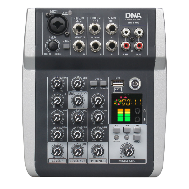 DNA QMX502 Mixeur audio 5 canaux