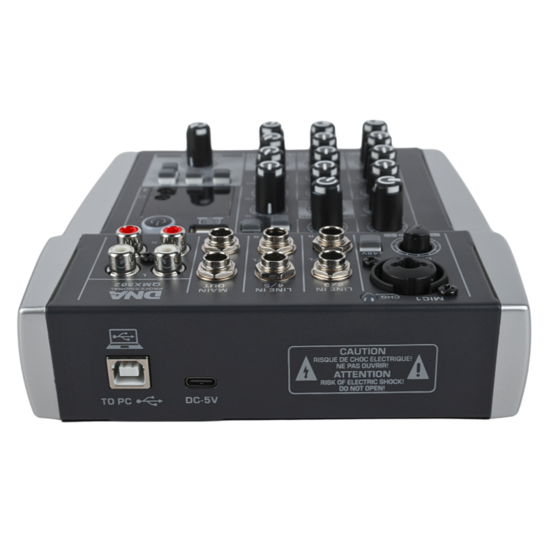 DNA QMX502 Mixeur audio 5 canaux