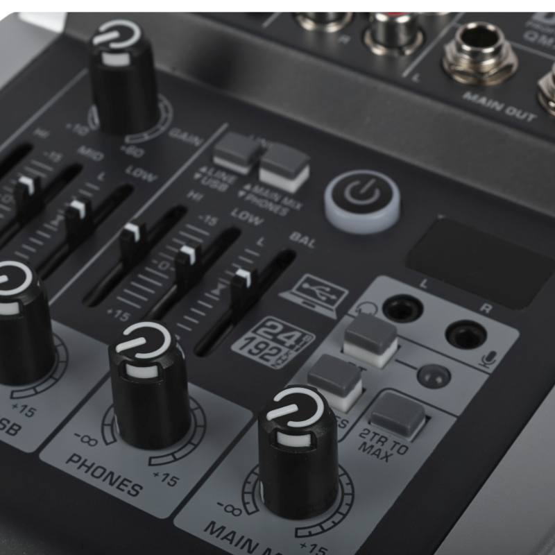 DNA QMX402 mixeur audio 3 canaux et Bluetooth