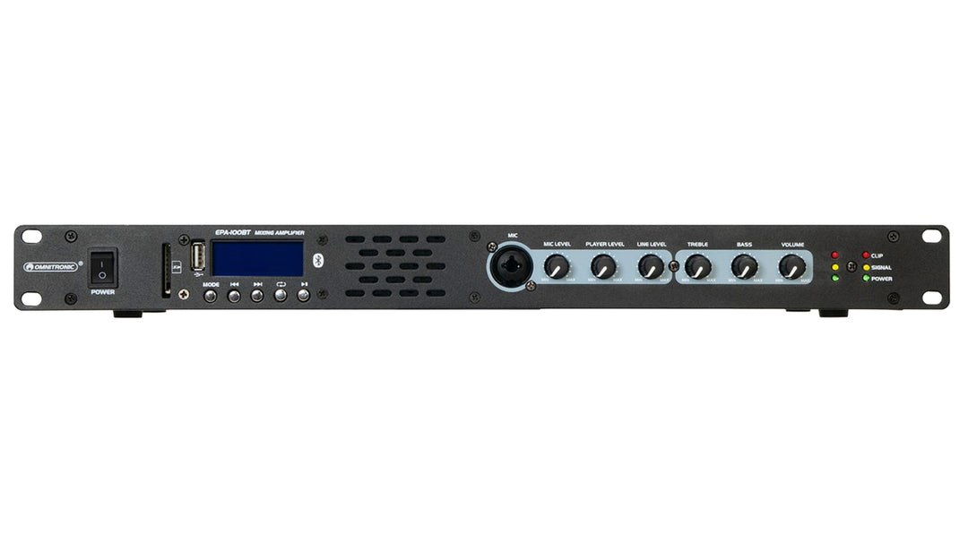 Omnitronic EPA-100BT Lecteur multimédia