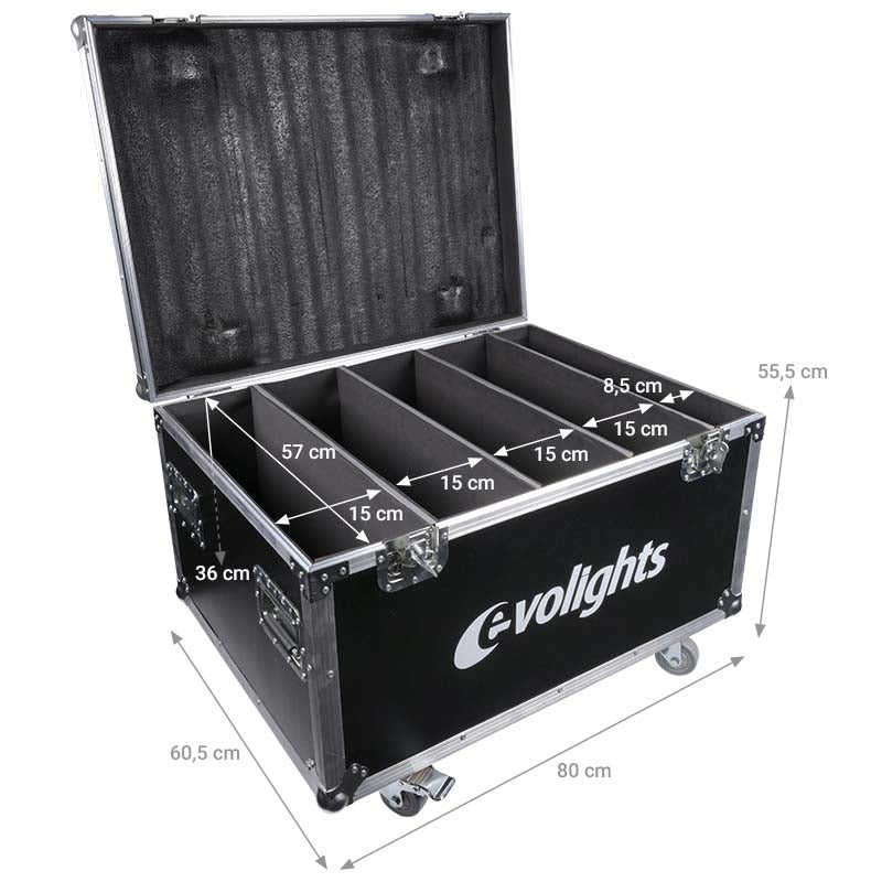 EVOLIGHTS 60x10W RGBW LED vægbelysningskabinet 4-i-1