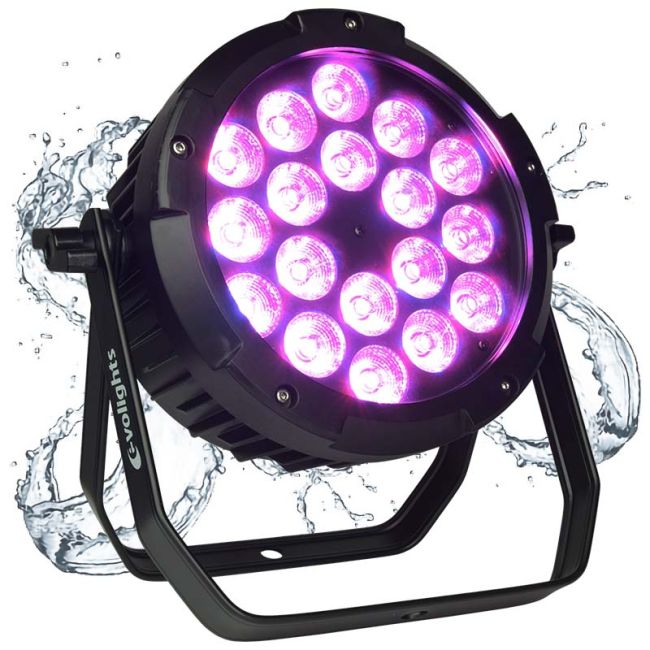 Evolights Glaze PAR IP65 projecteur LED – RGBW