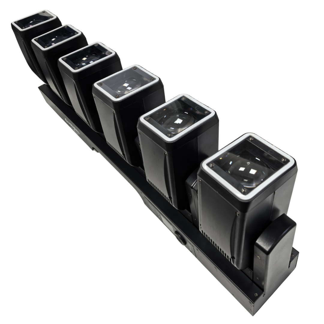 Evolights 6 canons mobiles 6x60W RGBW