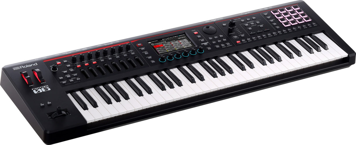 Roland Fantom-06 61 Synthesizer, black