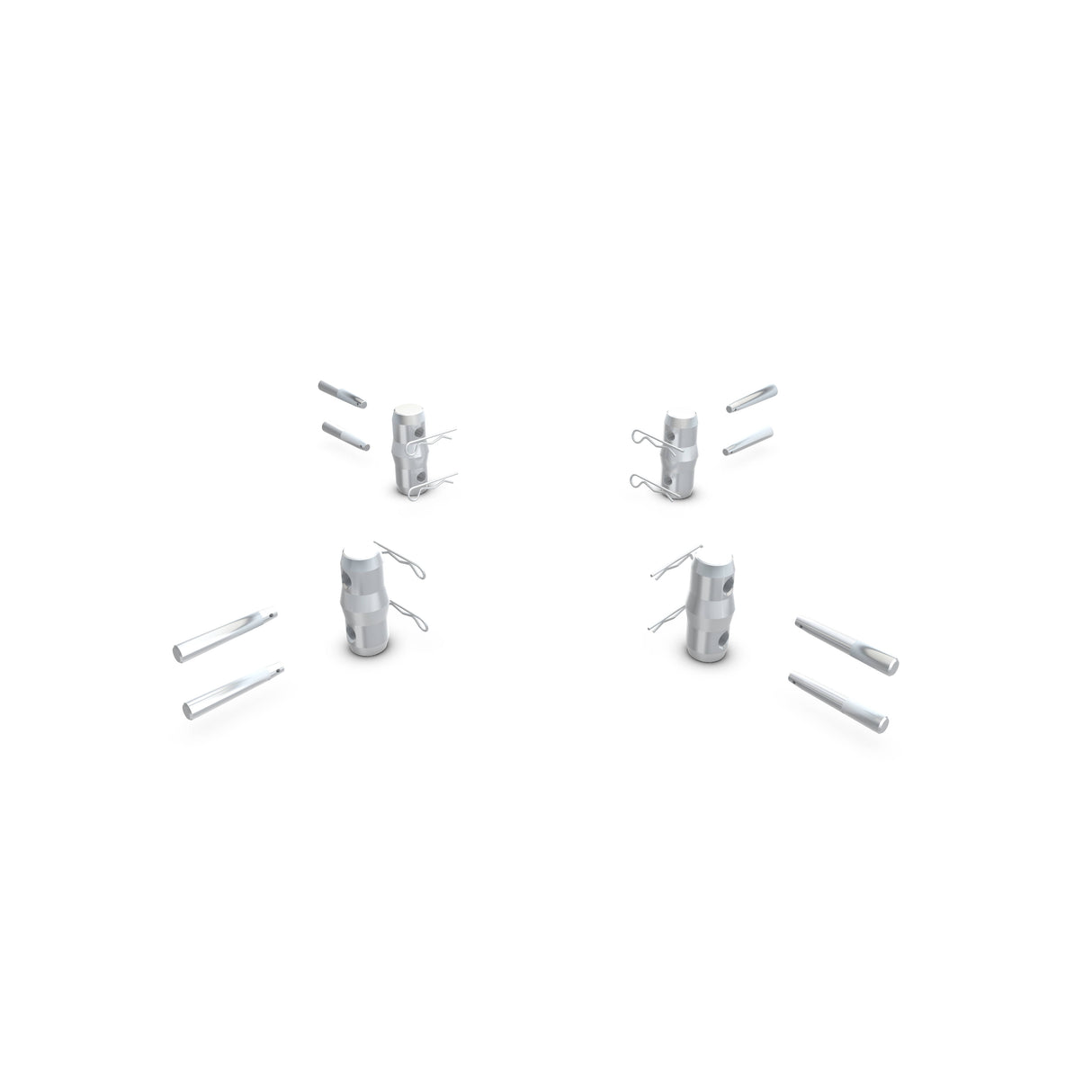 L'assemblage QTB se déroule sur la ferme 4 œufs, 8 épingles et 8 aiguilles