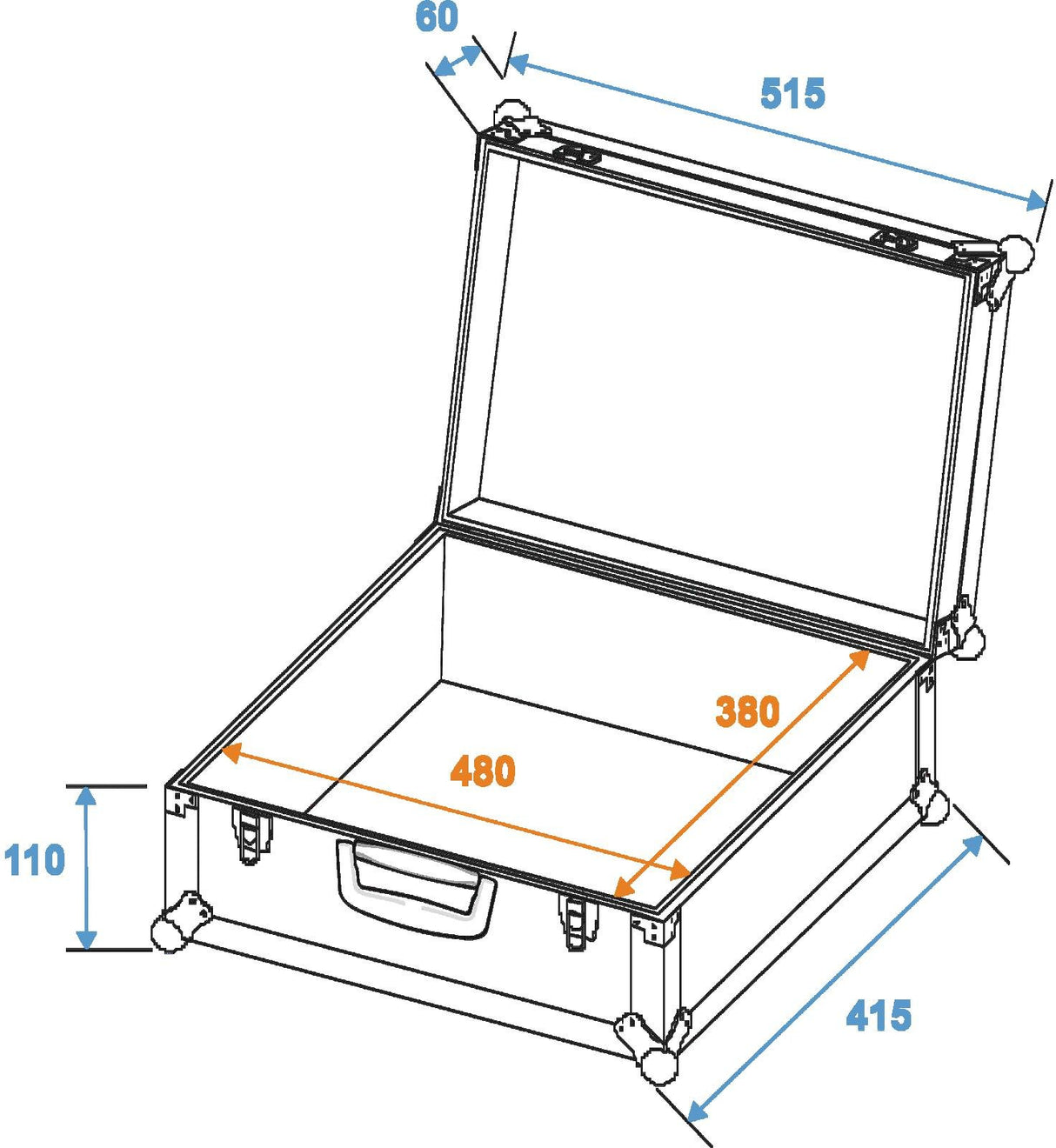 Eurolite Foam case 480 x 380 x 140