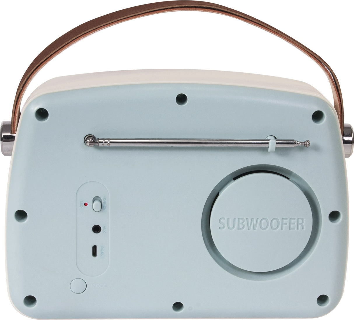 Madison Retro Radio w. Bluetooth (Light blue)