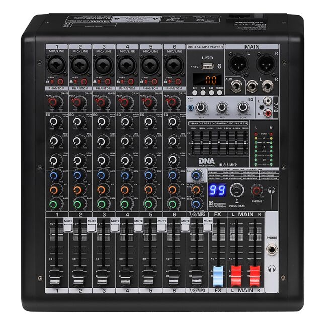 DNA HLC 6 MK2 mixeur audio analogique 6 canaux U