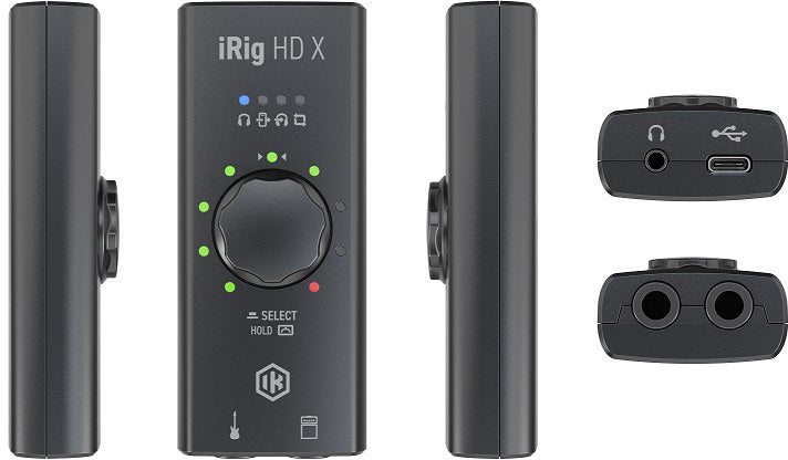 IK Multimedia iRig HD X Sound Card for Guitar