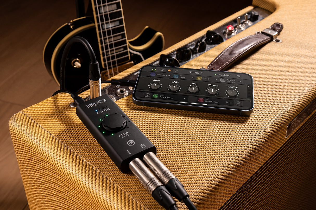 IK Multimedia iRig HD X Sound Card for Guitar