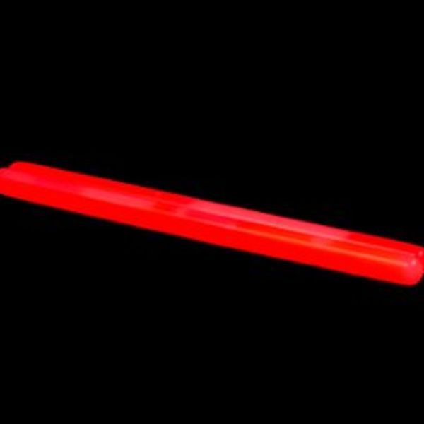 10 pcs Bâtons lumineux 10" (Rouge)