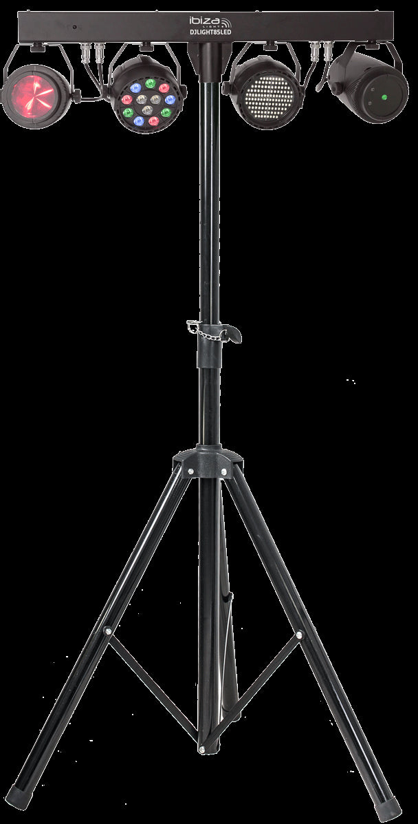 Ibiza LED Lightbar Moonflower, Laser and Strobe