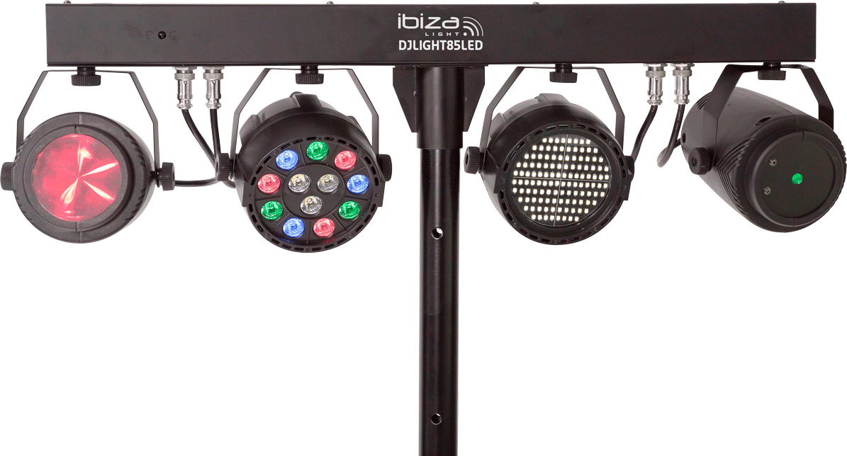 Ibiza LED Lightbar Moonflower, Laser and Strobe