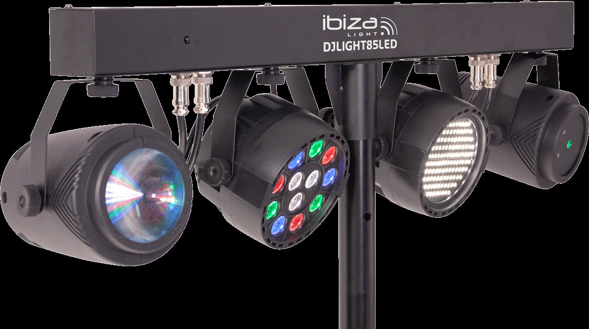 Ibiza LED Lightbar Moonflower, Laser and Strobe