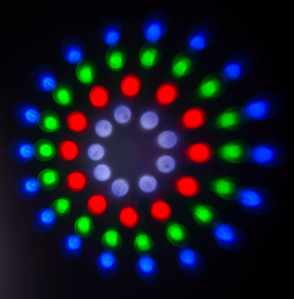 Ibiza LED Lightbar Moonflower, Laser and Strobe