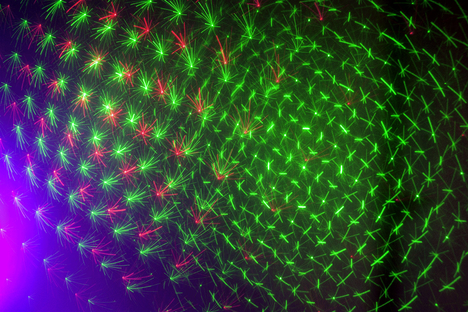 Ibiza LED Lightbar Moonflower, Laser and Strobe