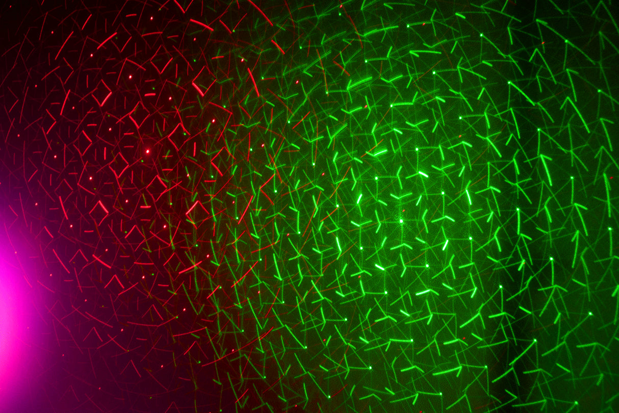 Ibiza LED Lightbar Moonflower, Laser and Strobe