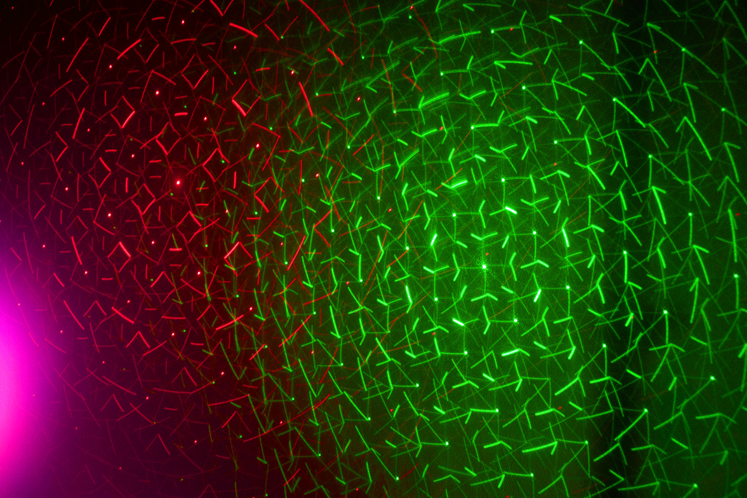 Ibiza LED Lightbar Moonflower, Laser and Strobe