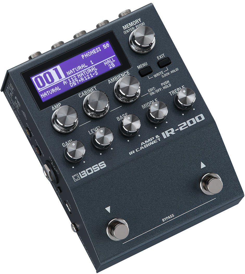 Boss IR-200 Pédale Simulateur d'Ampli pour Guitare
