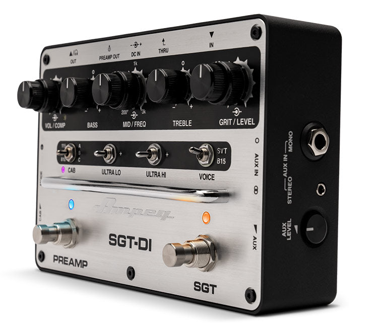Ampeg SGT-DI Pédale Preamp/Drive/DI pour basse