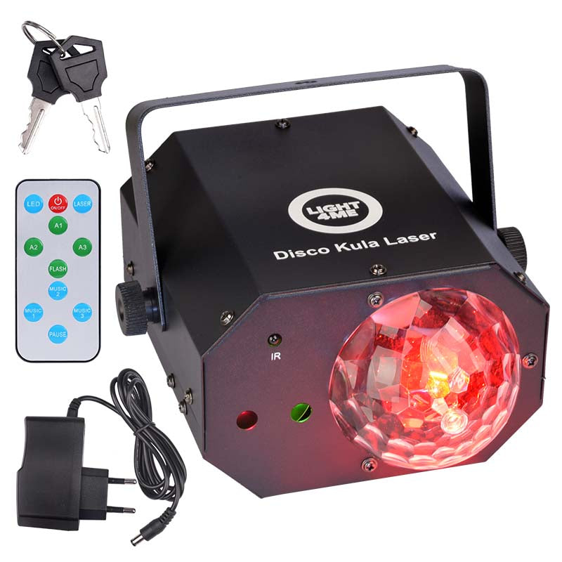 LIGHT4ME DISCO BALL LASER lumière multieffet LED