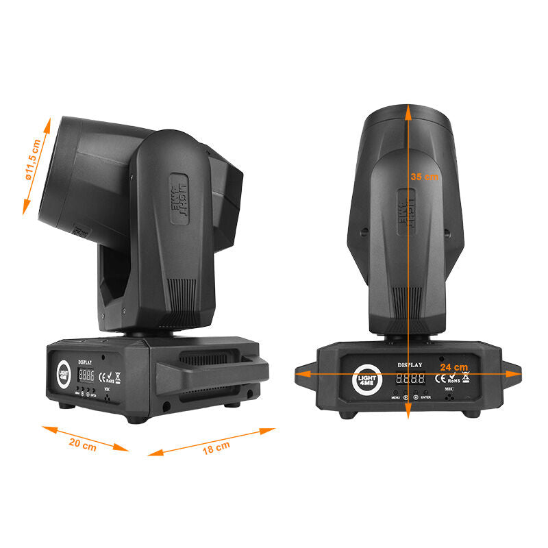 Light4Me Focus 150 Faisceau