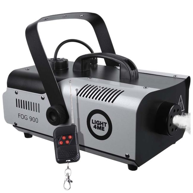 Light4Me Fog 900 Machine à brouillard 900W avec télécommande sans fil