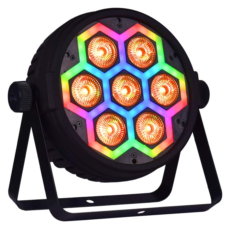 LIGHT4ME FRAME PAR 7x12 LED RGBW spotlight lyseffekt