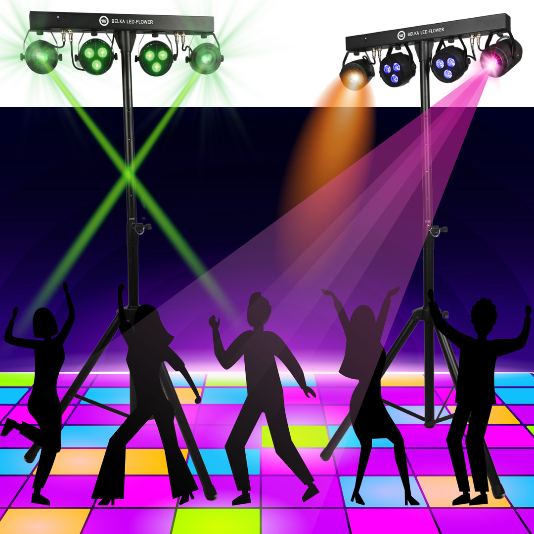 Light4Me T-BAR LED Flower & projecteurs Par