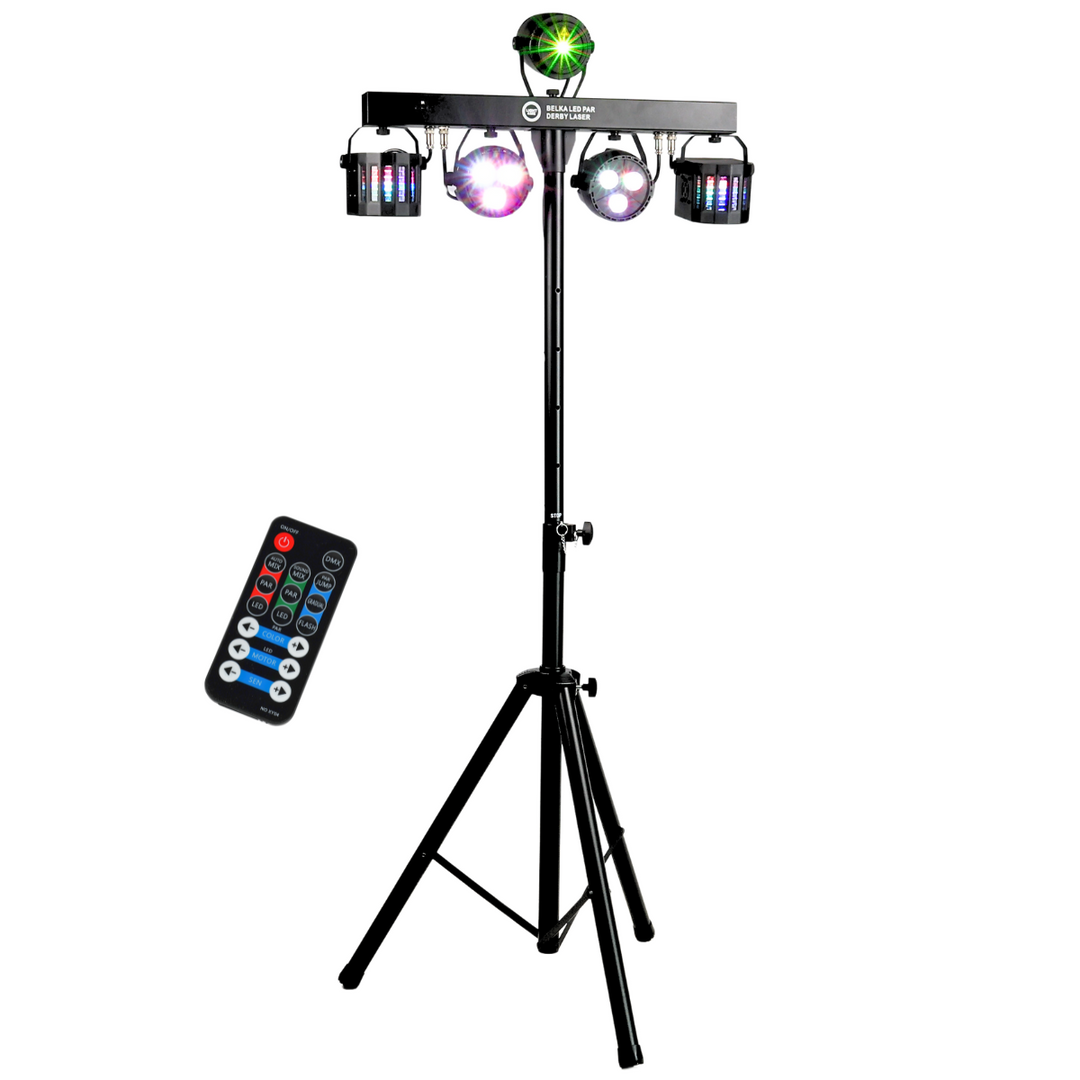 Light4Me T-Bar LED projecteur Derby Laser MultiBar
