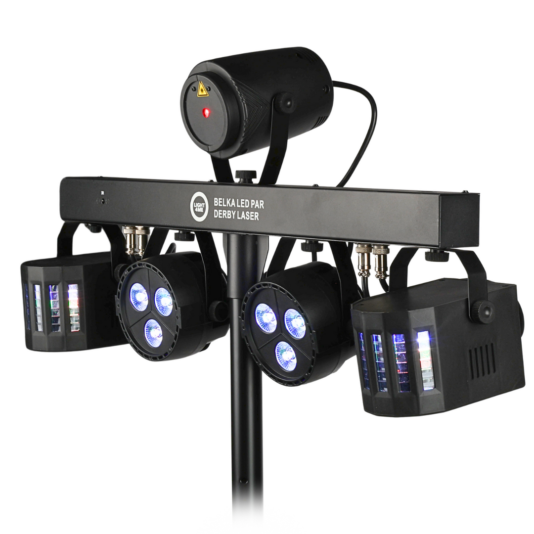 Light4Me T-Bar LED projecteur Derby Laser MultiBar