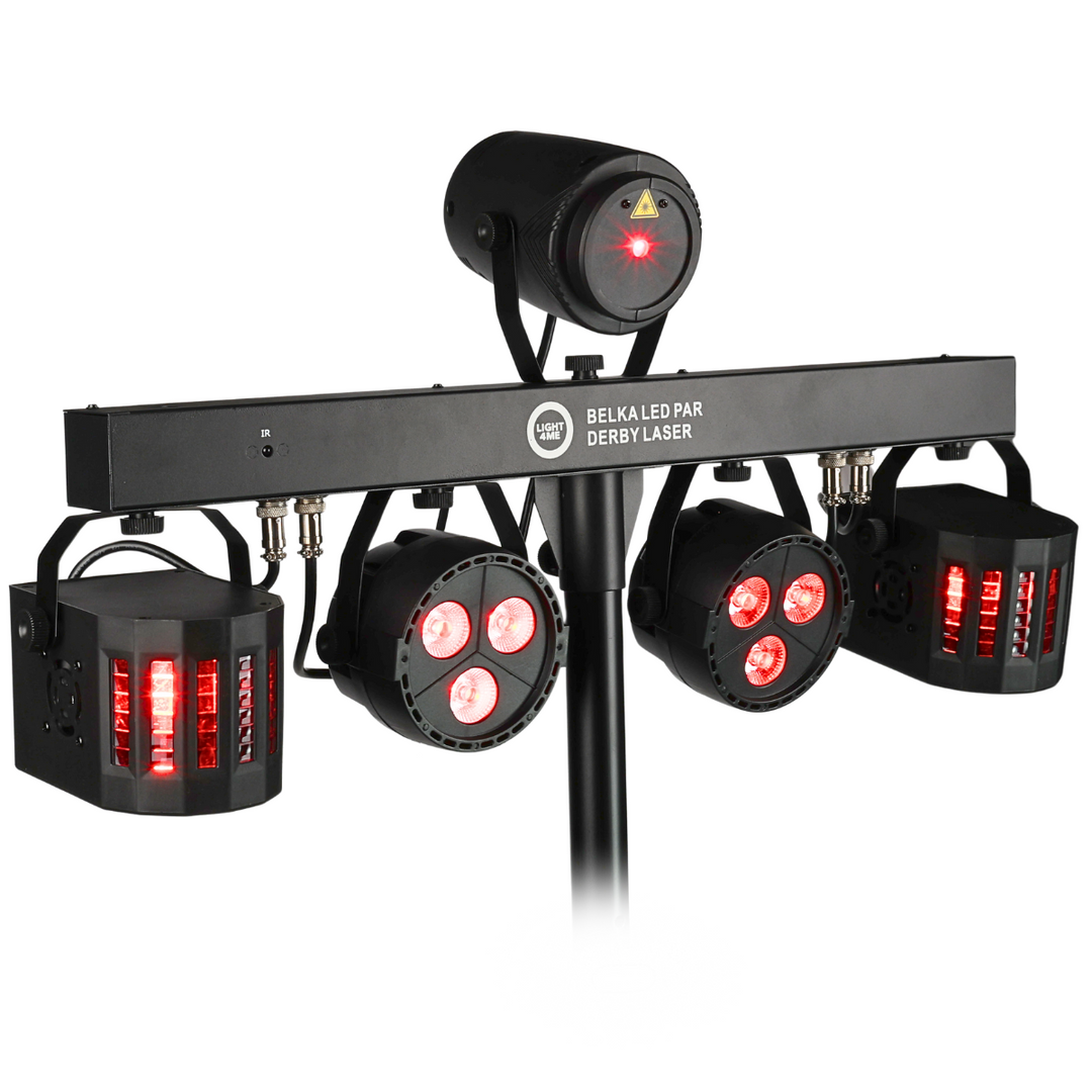 Light4Me T-Bar LED projecteur Derby Laser MultiBar