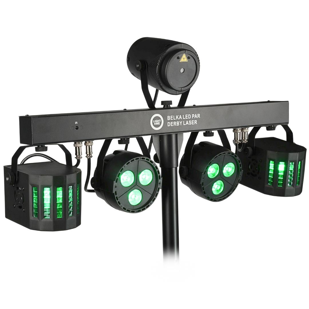 Light4Me T-Bar LED projecteur Derby Laser MultiBar