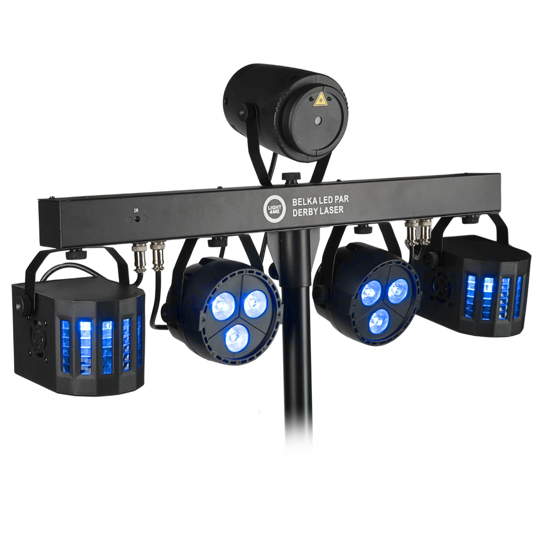 Light4Me T-Bar LED projecteur Derby Laser MultiBar
