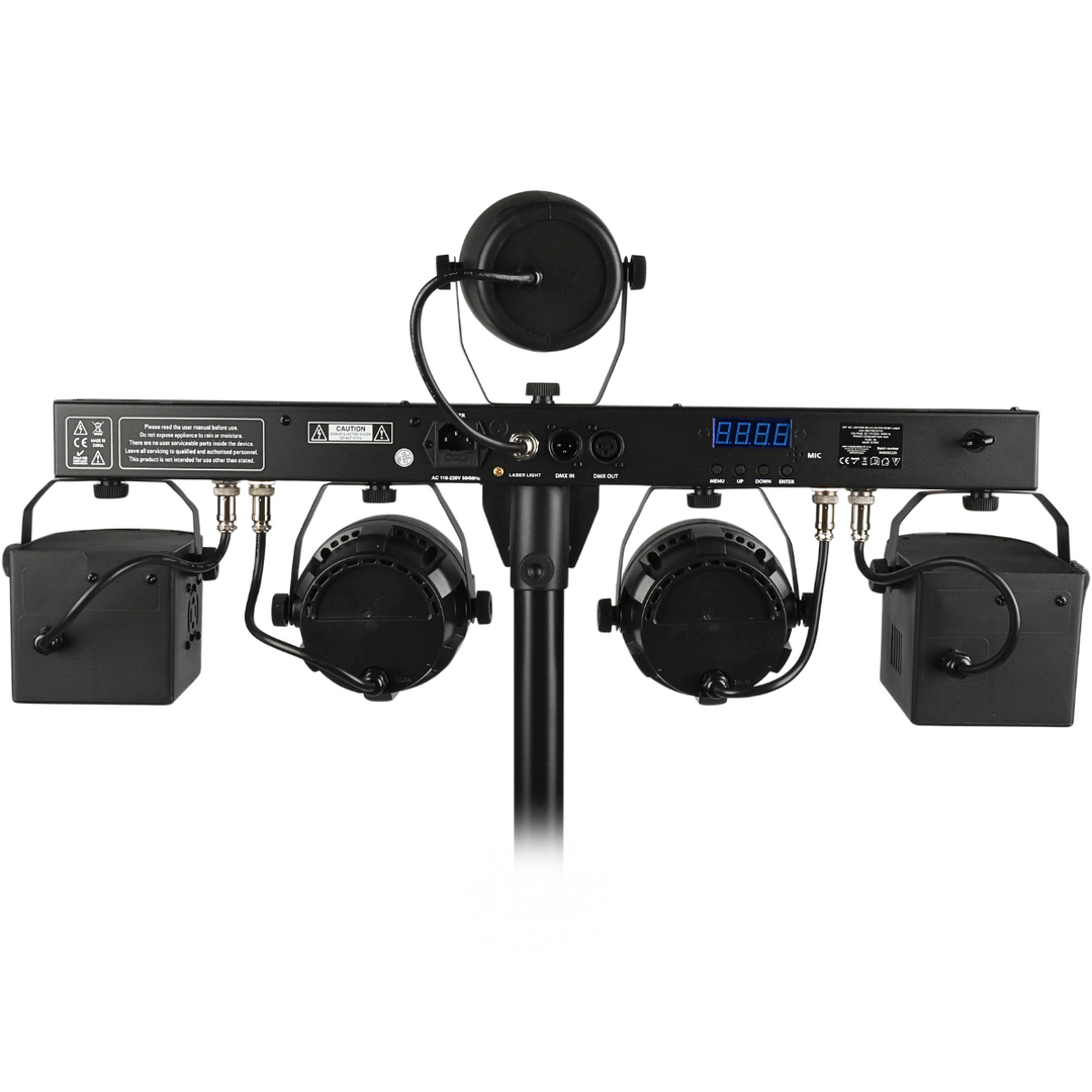 Light4Me T-Bar LED projecteur Derby Laser MultiBar