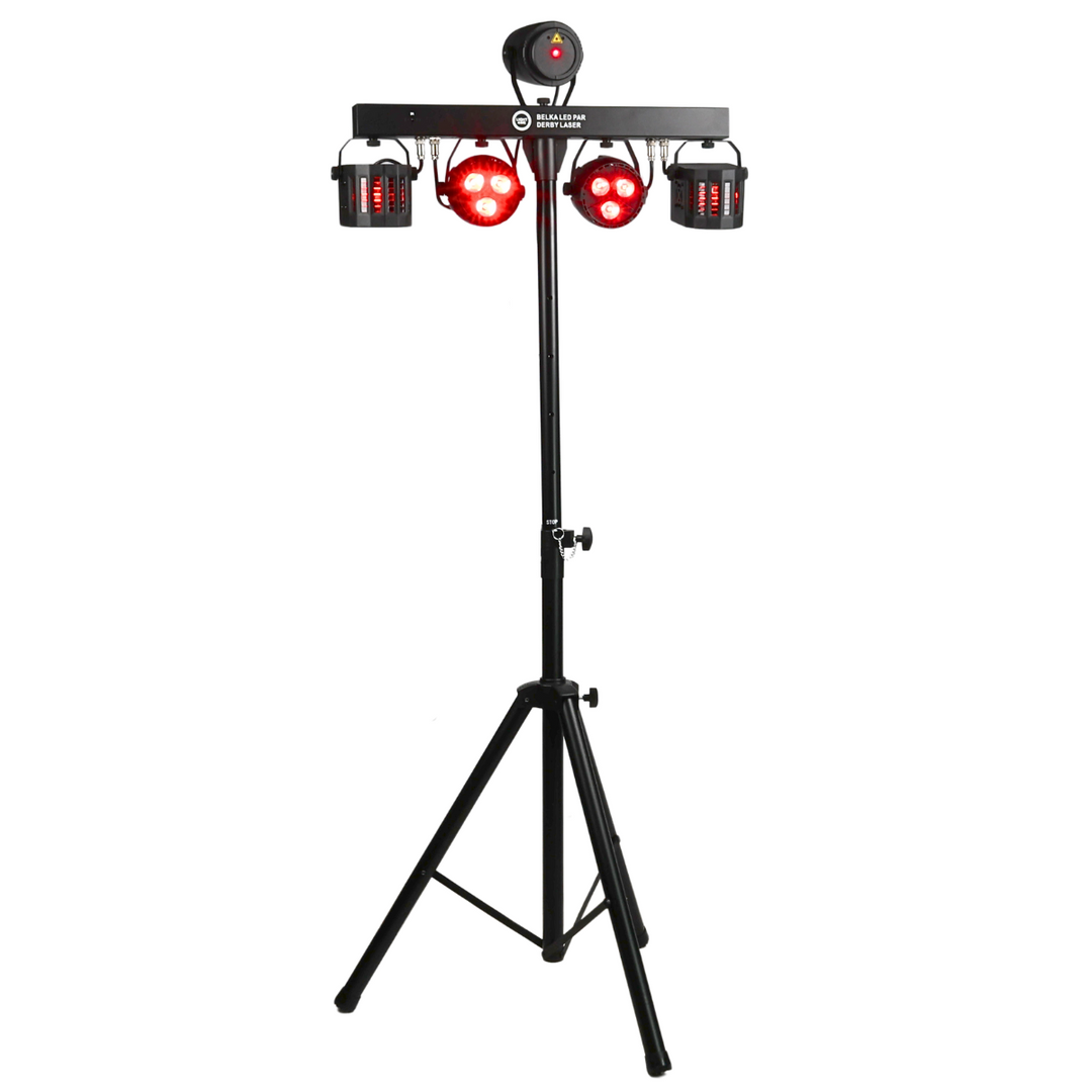 Light4Me T-Bar LED projecteur Derby Laser MultiBar