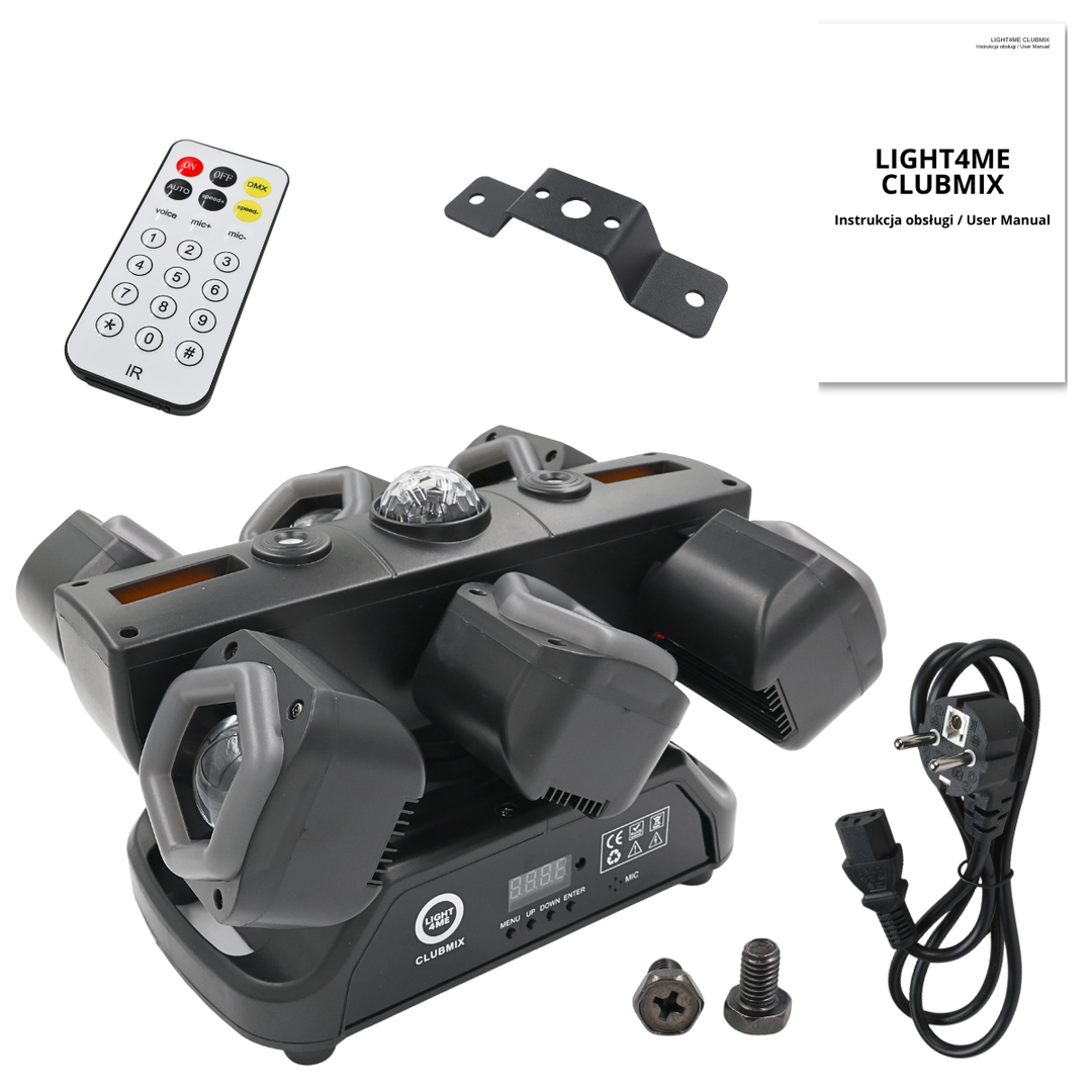 Light4Me CLUBMIX Multi-effet LED 6-en-1
