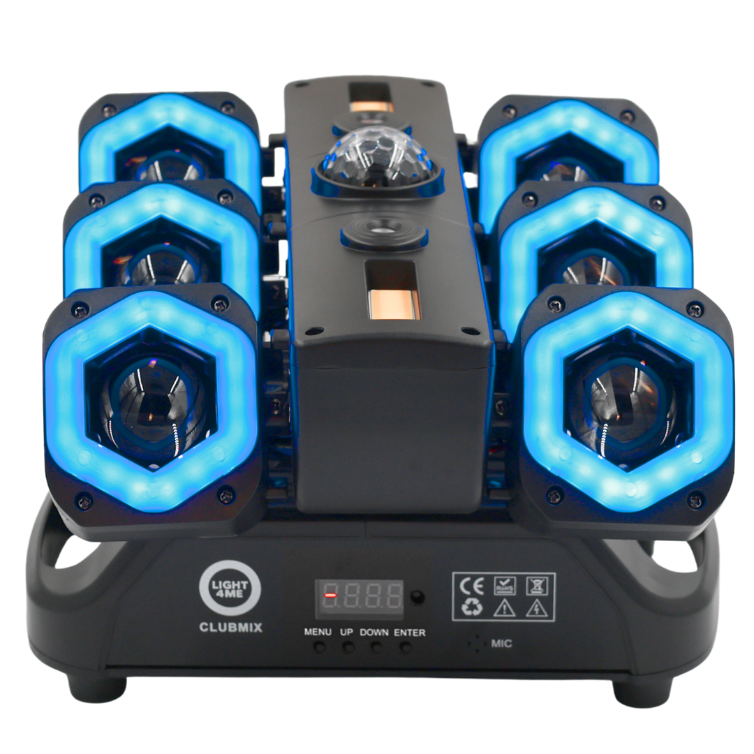 Light4Me CLUBMIX Multi-effet LED 6-en-1