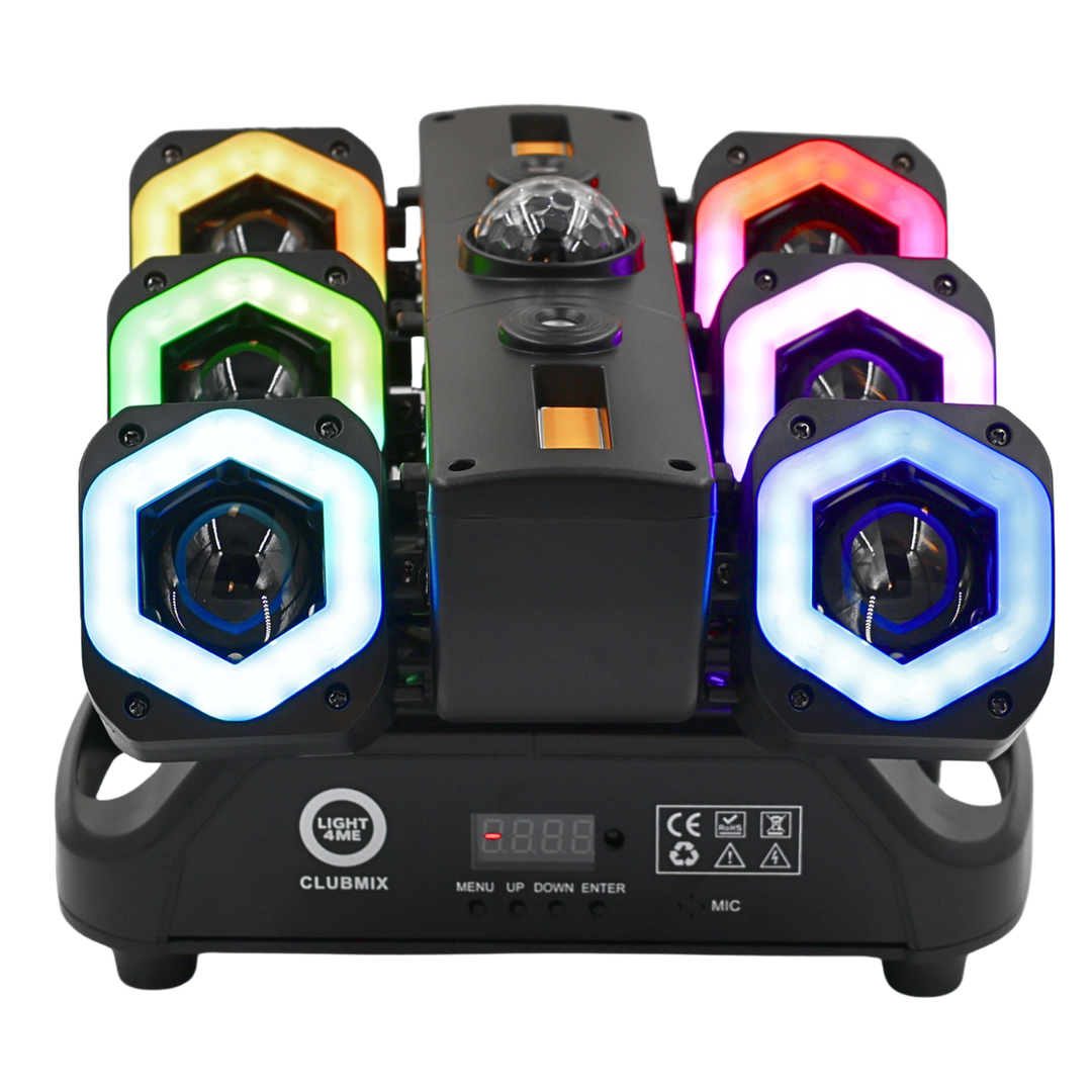 Light4Me CLUBMIX Multi-effet LED 6-en-1