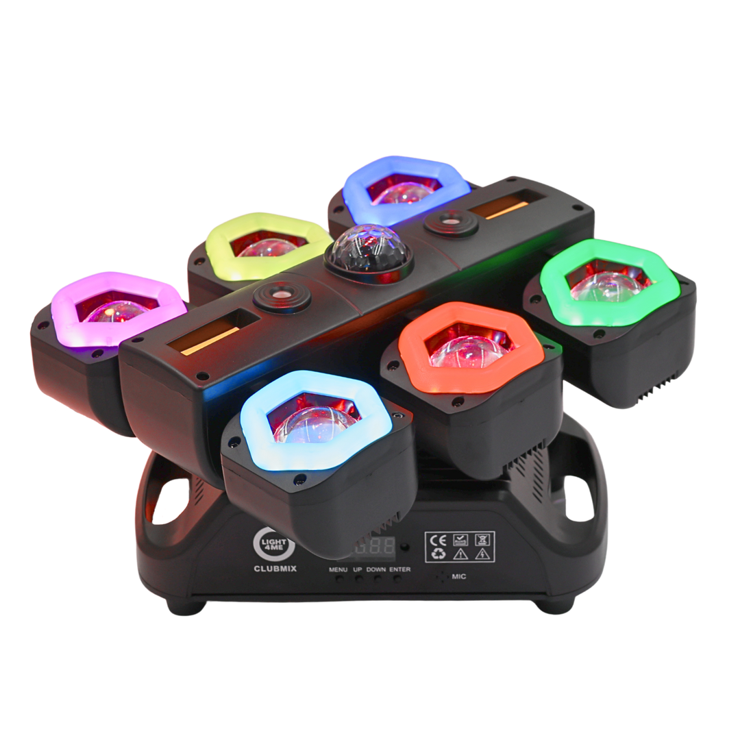 Light4Me CLUBMIX Multi-effet LED 6-en-1