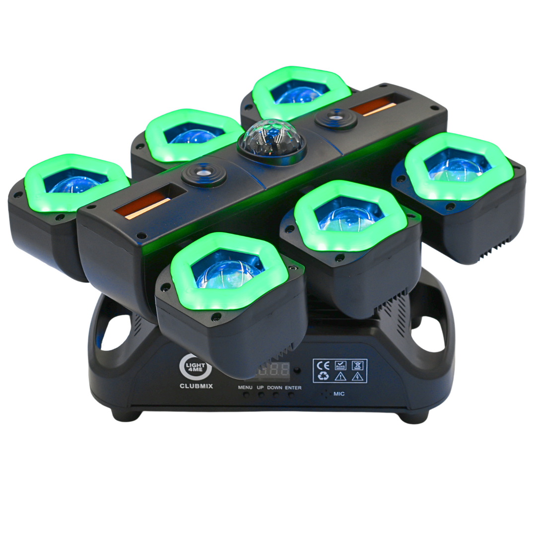 Light4Me CLUBMIX Multi-effet LED 6-en-1