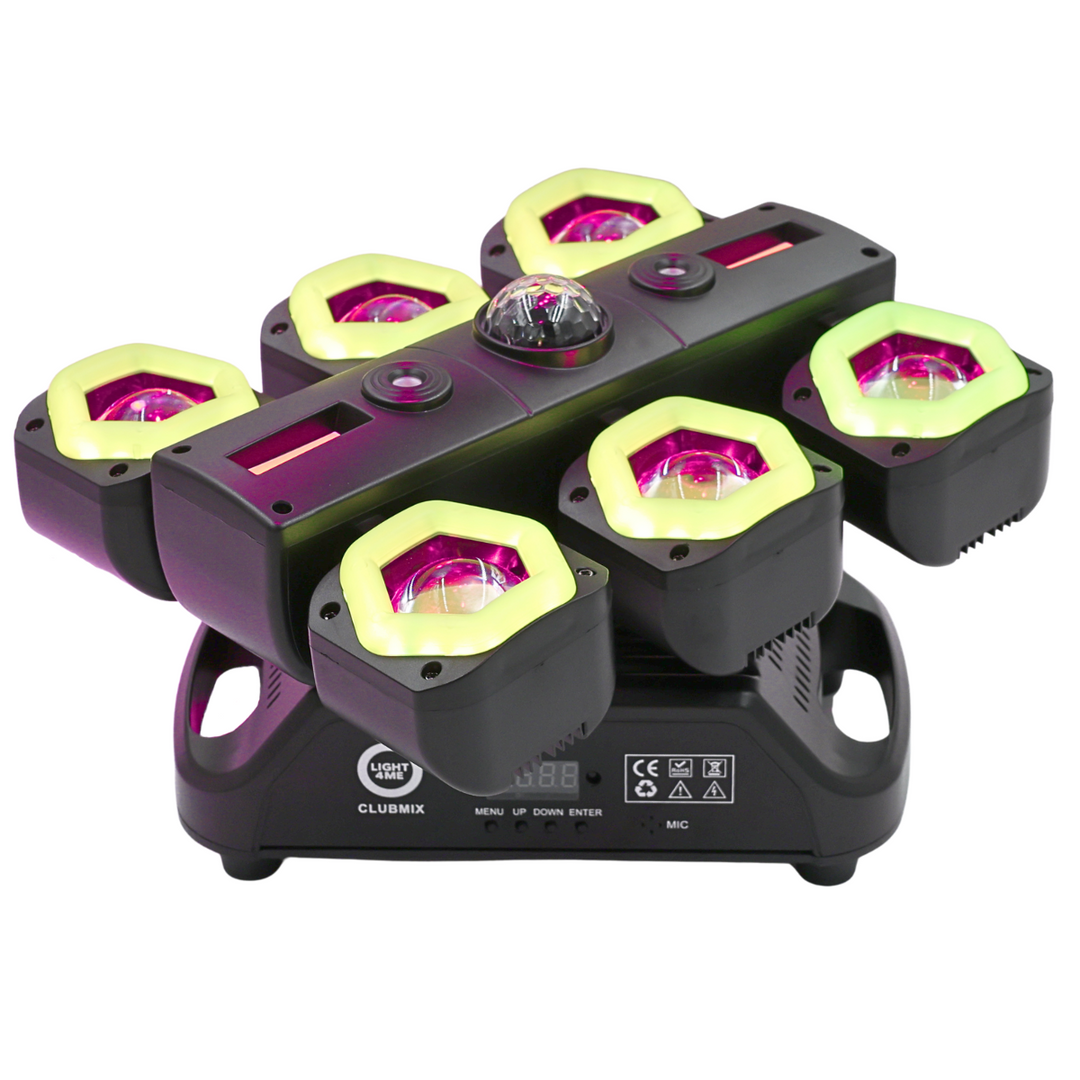 Light4Me CLUBMIX Multi-effet LED 6-en-1