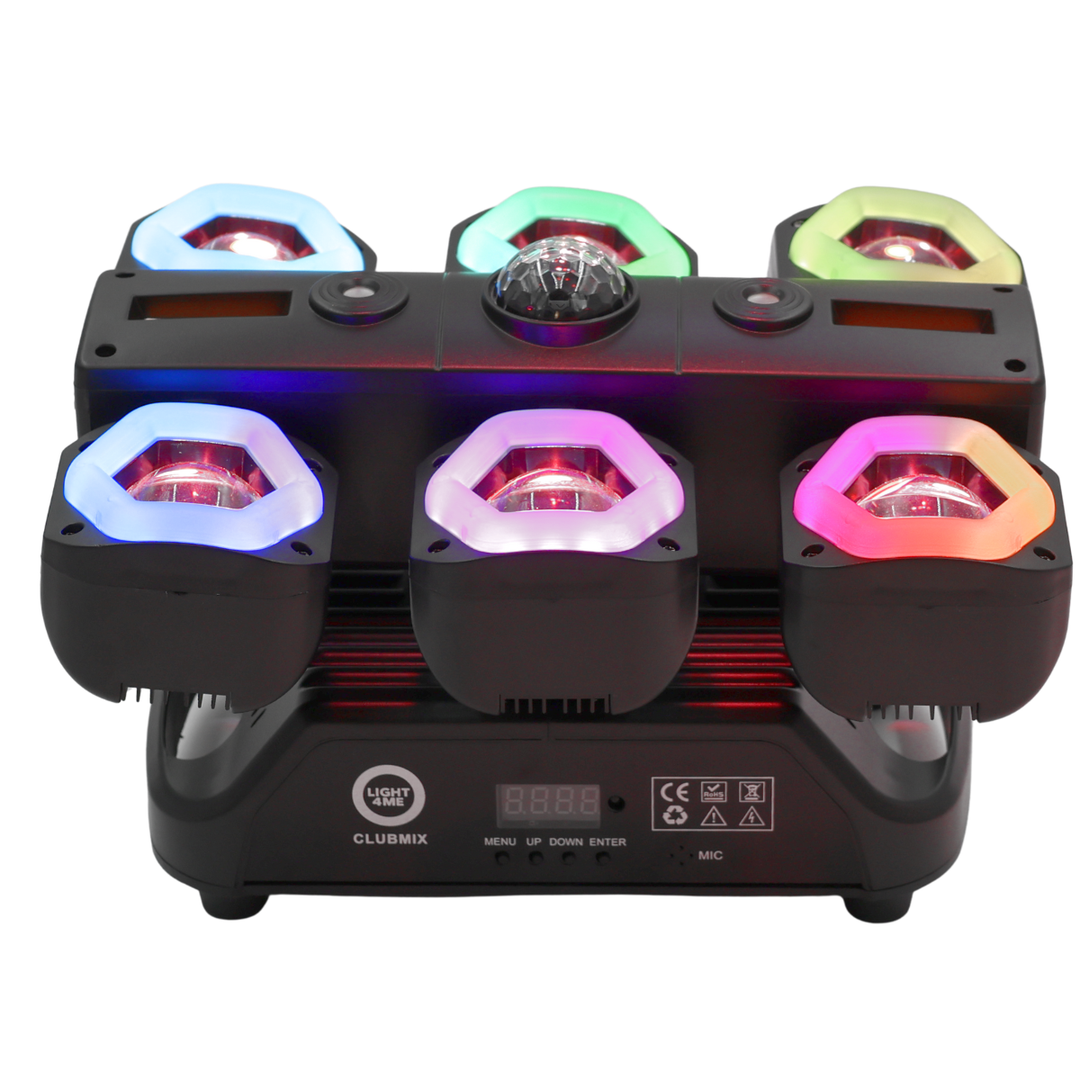 Light4Me CLUBMIX Multi-effet LED 6-en-1