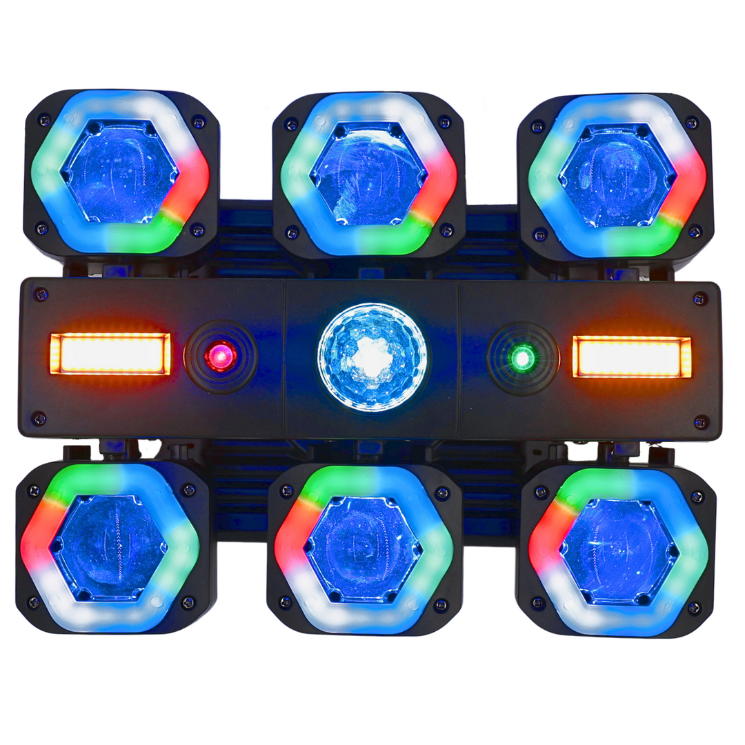 Light4Me CLUBMIX Multi-effet LED 6-en-1