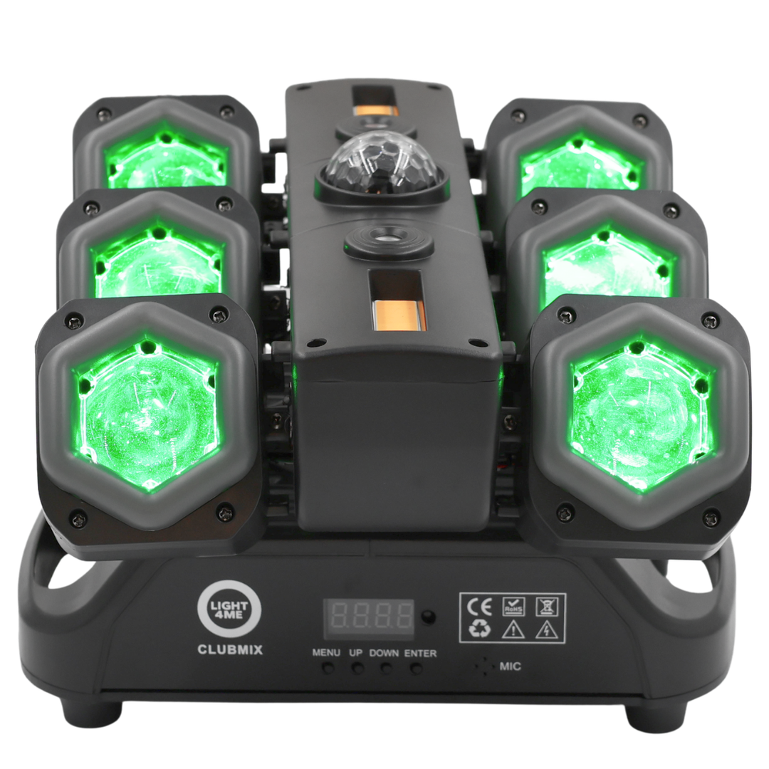 Light4Me CLUBMIX Multi-effet LED 6-en-1