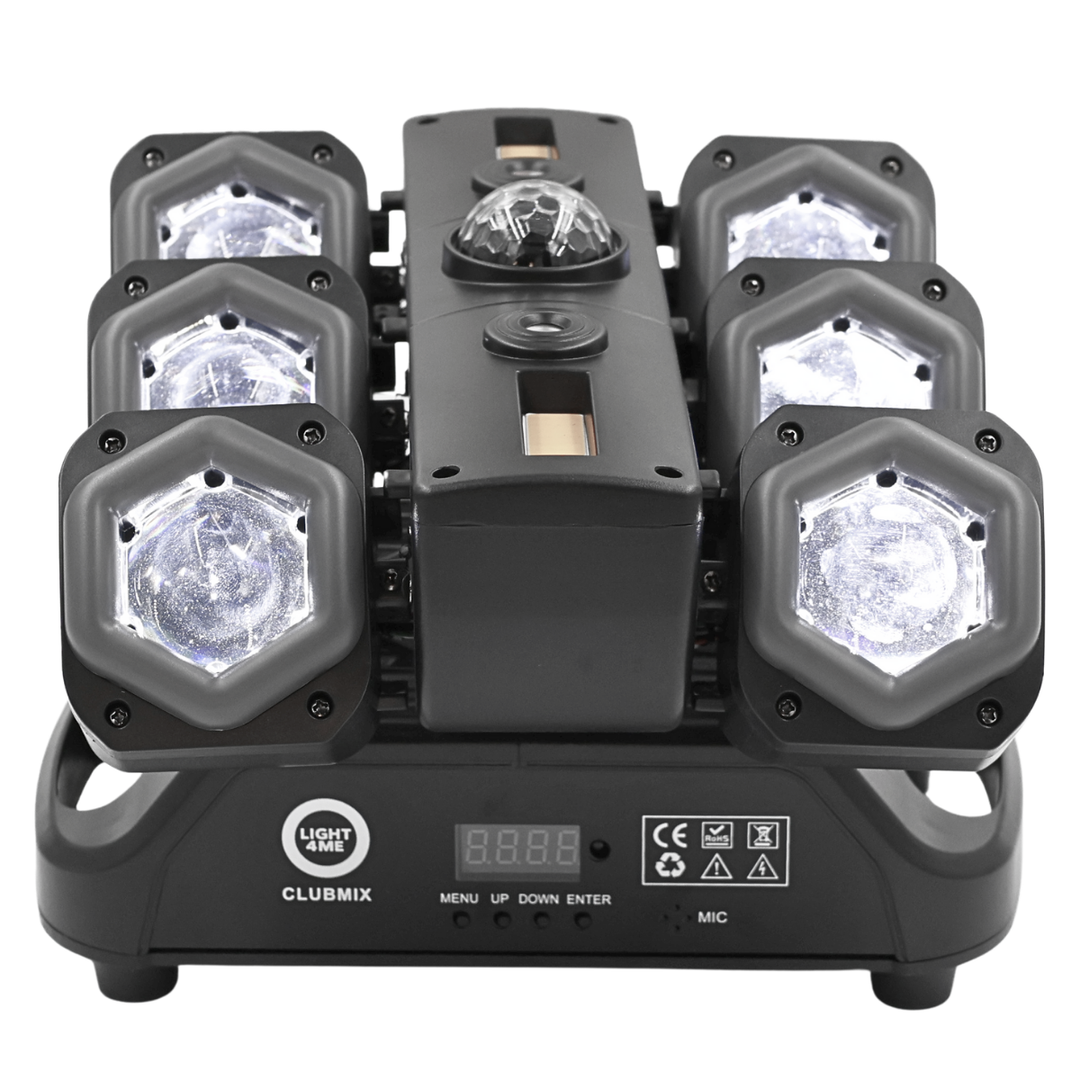 Light4Me CLUBMIX Multi-effet LED 6-en-1
