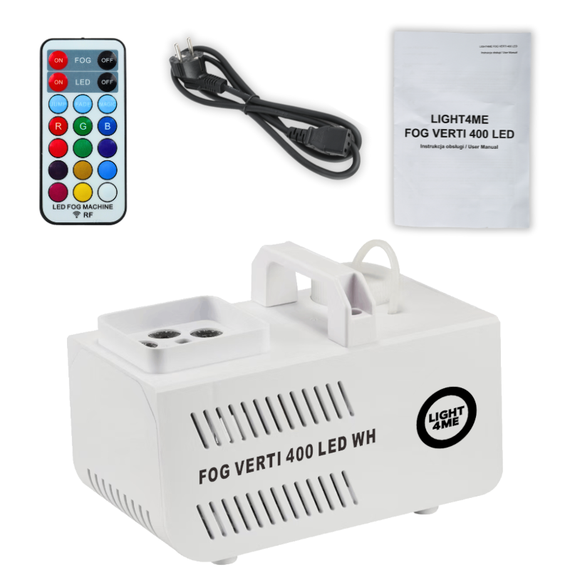 Light4Me VERTI 400 Machine à brouillard bundle