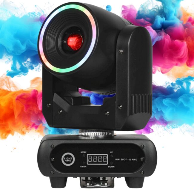 LIGHT4ME MINI SPOT 100 RING tête moving head spot